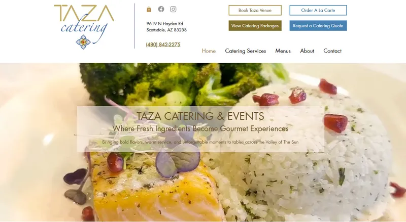 Portfolio image for Taza Catering